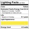 Luxrite B11 LED Yellow Light Bulbs 4.5W 40W Equivalent Colored Glass E12 Candelabra Base, 3PK LR21745-3PK - alternate 8